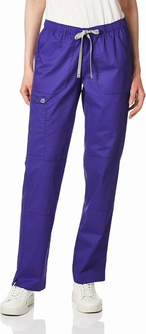 WonderWink Women's Petite-Plus-Size Wonderwork Straight Leg Cargo Scrub Pant