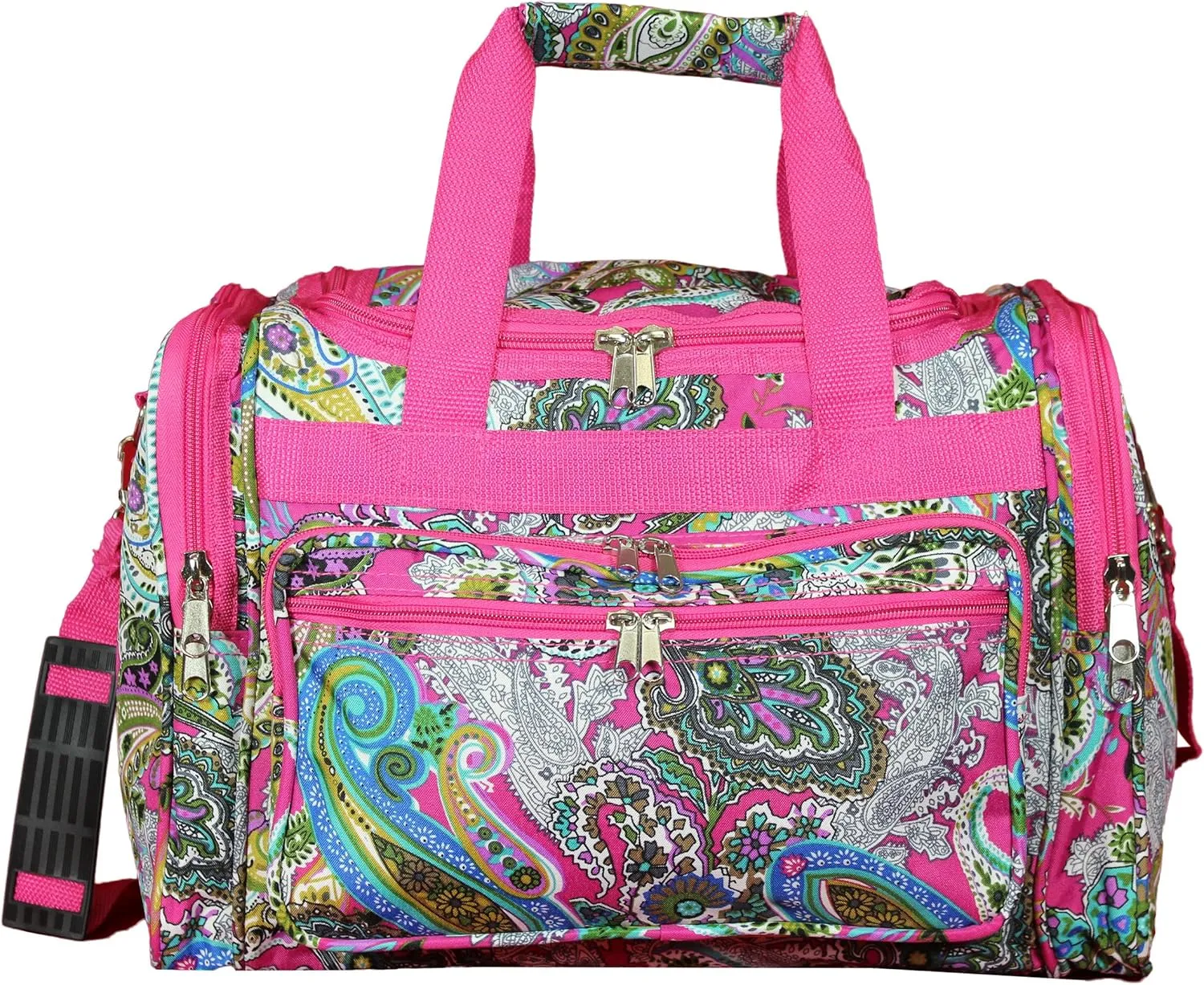 World Traveler Classic Prints 19-inch Duffel Bag, Pink Multi Paisley
