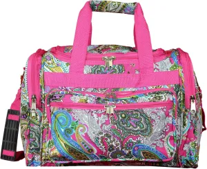 World Traveler Classic Prints 19-inch Duffel Bag, Pink Multi Paisley