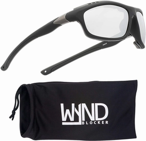 WYND Blocker Polarized Dry Eye Wind Resistant Sunglasses Motorcycle Glasses (Model 335 Polarized)