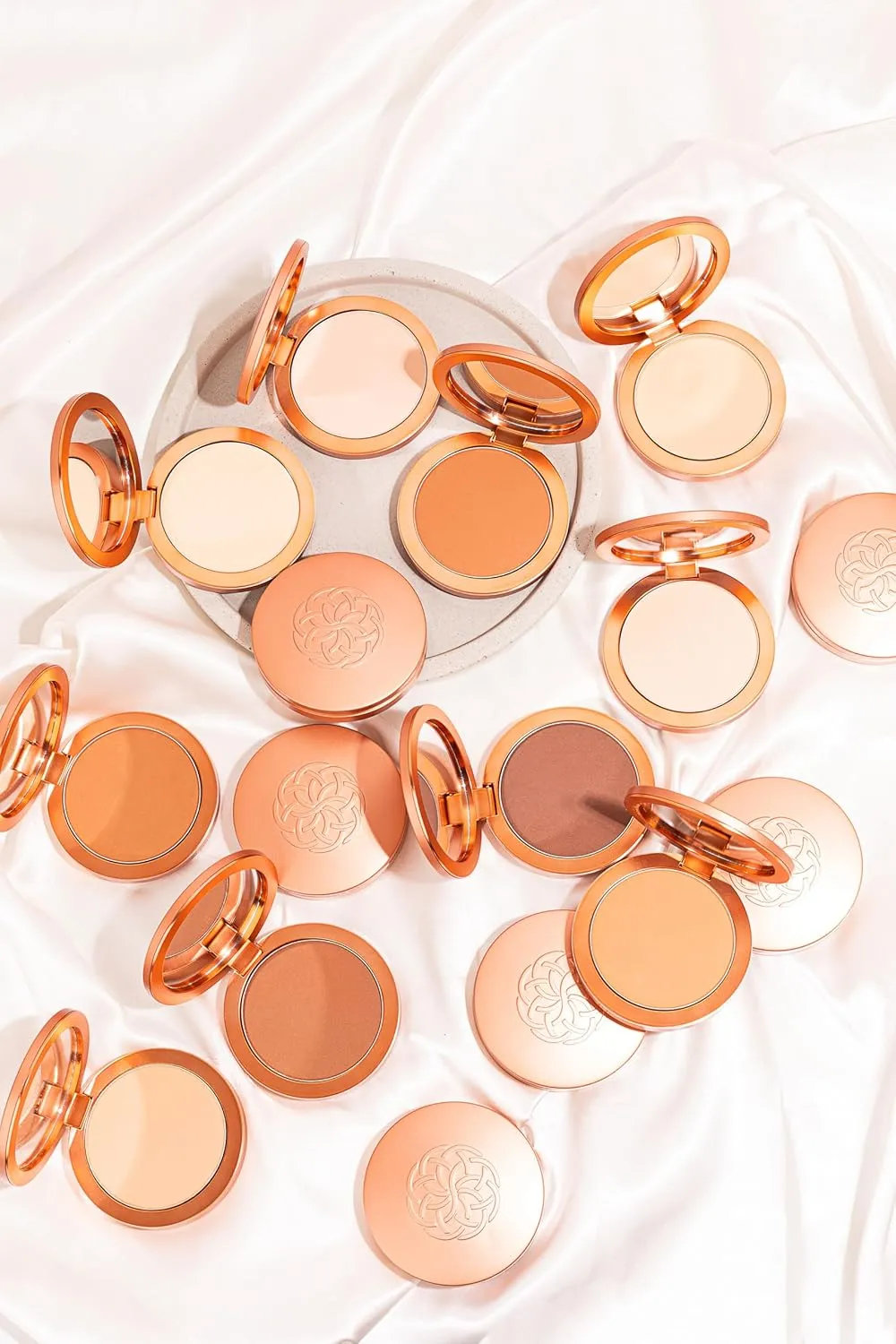YENSA Super Serum Silk Powder Foundation - Matte Foundation Makeup to Blur and Smooth Pores - Provides a Radiant and More Even Skin Tone for a Natural, Healthy Glow - Deep 2 (0.35 oz)