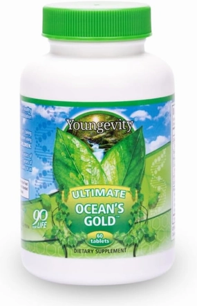 Youngevity Ultimate Ocean's Gold – Supports Thyroid Health, Heart Function, and Hormone Balance with Ocean-Derived Nutrients - 60 Tablets (Pack of 2)