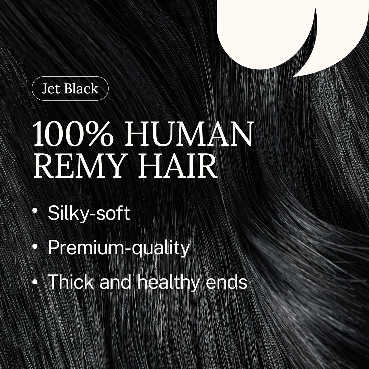 Zala Real Human Hair Clip-In Hair Extensions - Seamless Clip Ins for Natural, Full Hair - Clip In Hair Extensions for Instant Volume & Length - 9 Piece Clip-in Set in Jet Black (190g / 20 inch)