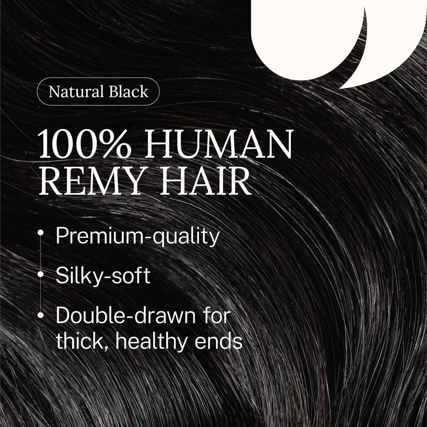 Zala Tape In Hair Extensions - Premium Human Remy Hair Extensions with Easy Installation - Uses Lightweight, Non-Damaging Tape Adhesive Tabs - Natural Black (52g / 20 inch)