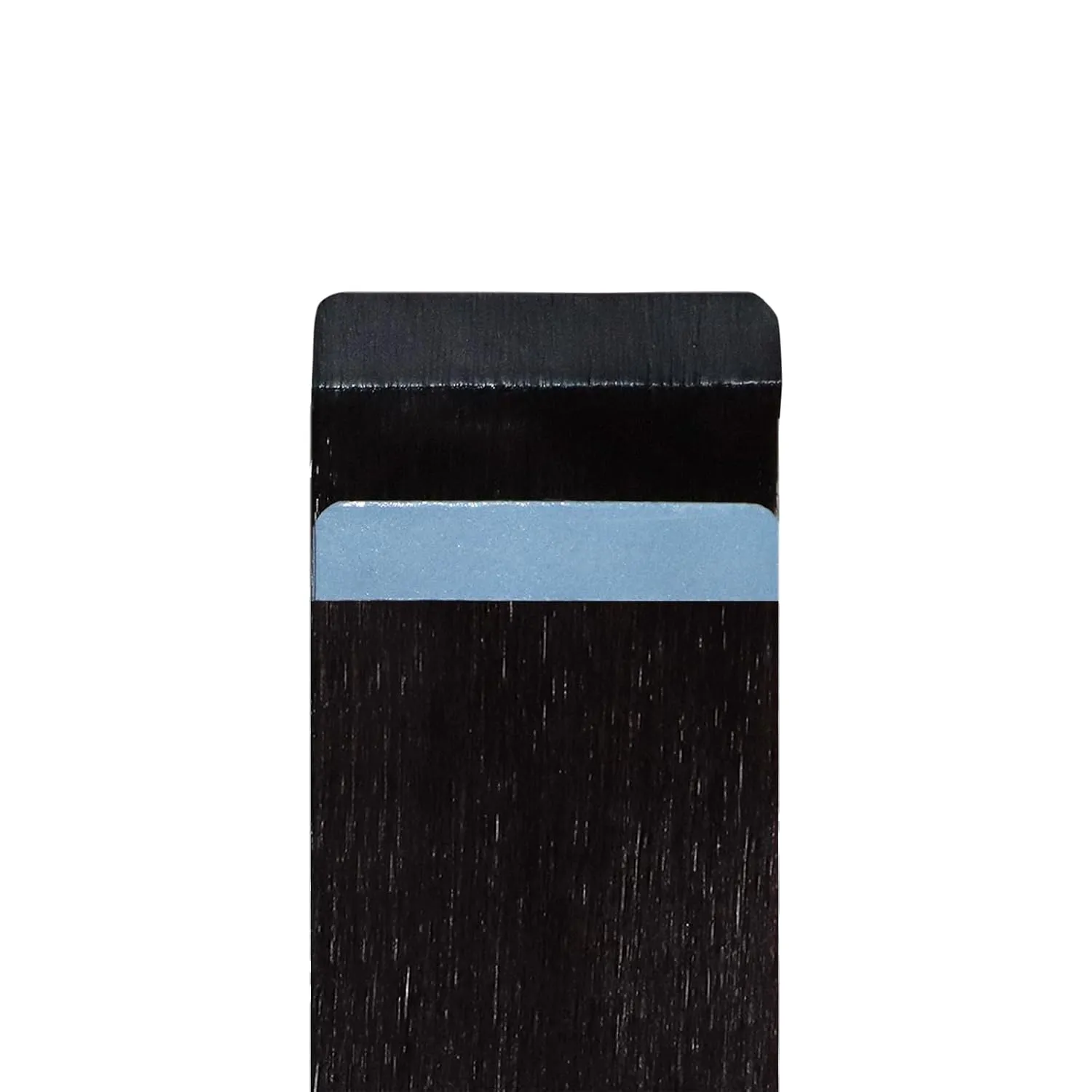 Zala Tape In Hair Extensions - Premium Human Remy Hair Extensions with Easy Installation - Uses Lightweight, Non-Damaging Tape Adhesive Tabs - Natural Black (52g / 20 inch)